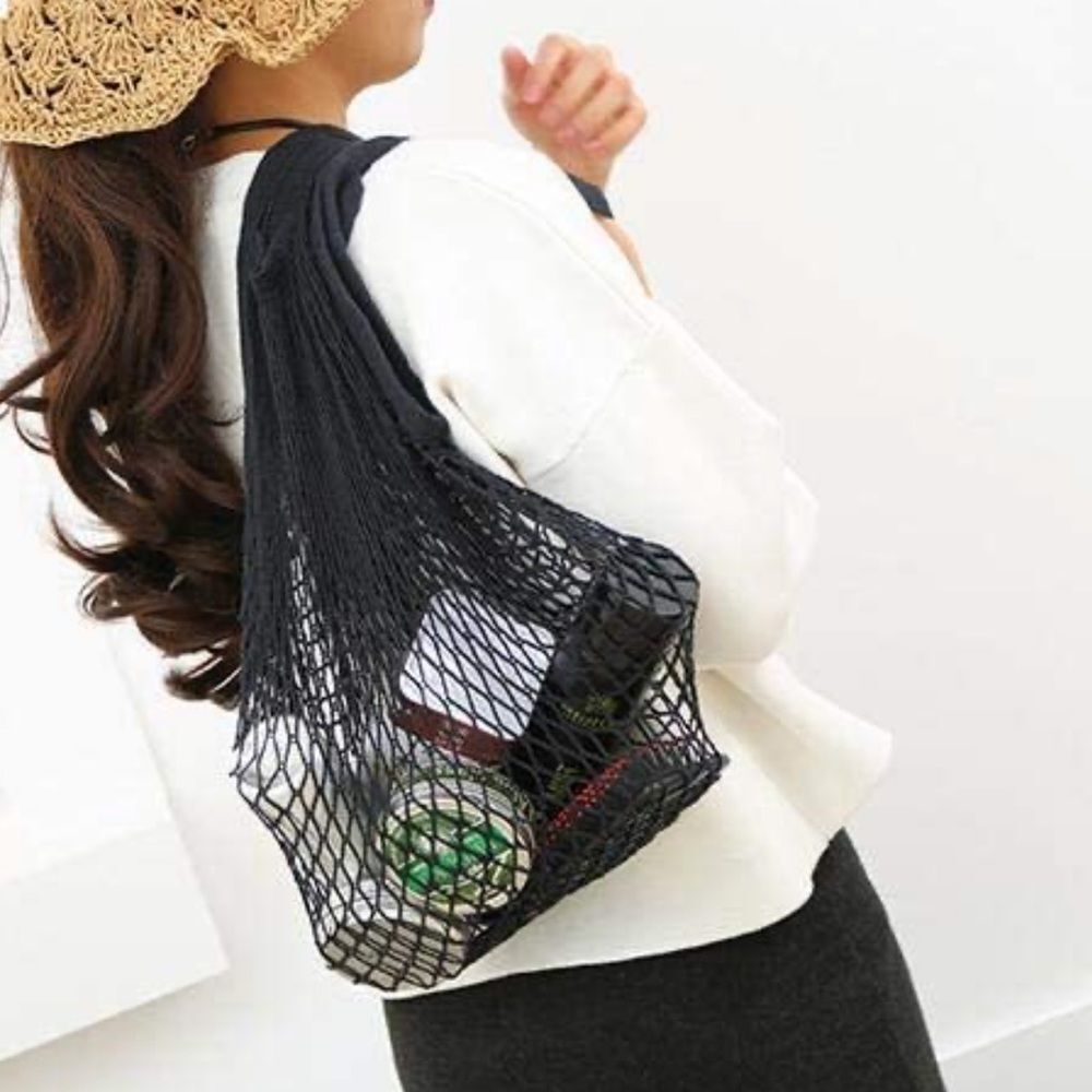 NWT JM Capricorns Resuable Cotton Mesh Tote Bag